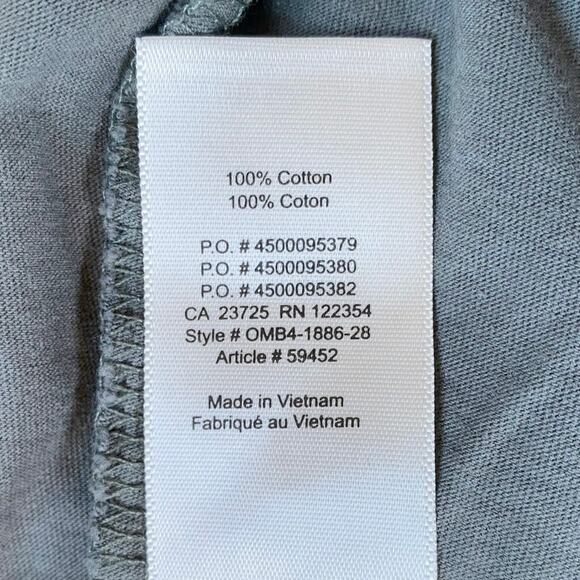 Aritzia Wilfred Piaf Elastic Gathered Crop Top - Gray/Green XS - Picture 9 of 12